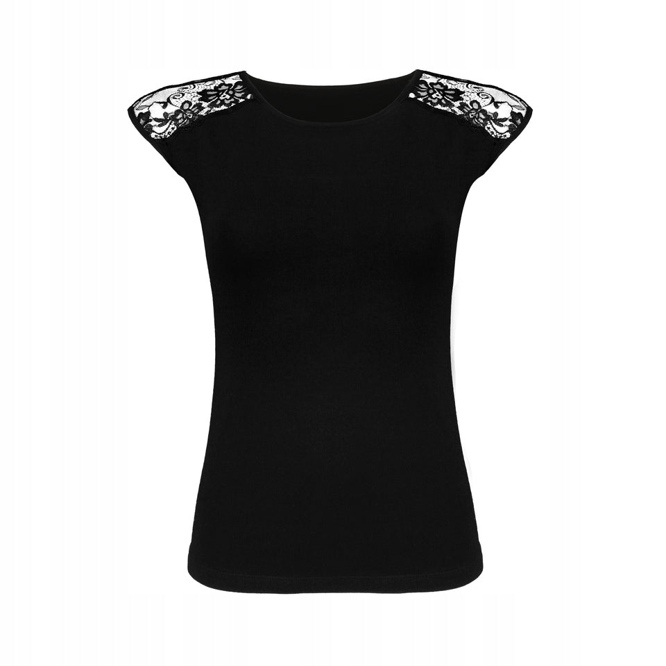 Nachthemden für Damen 478608, schwarz 