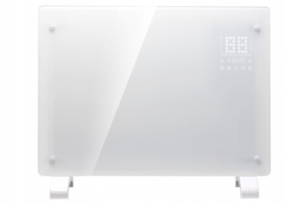 Electric Bathroom Convector Heater 1000W White LCD Display Brand no brand