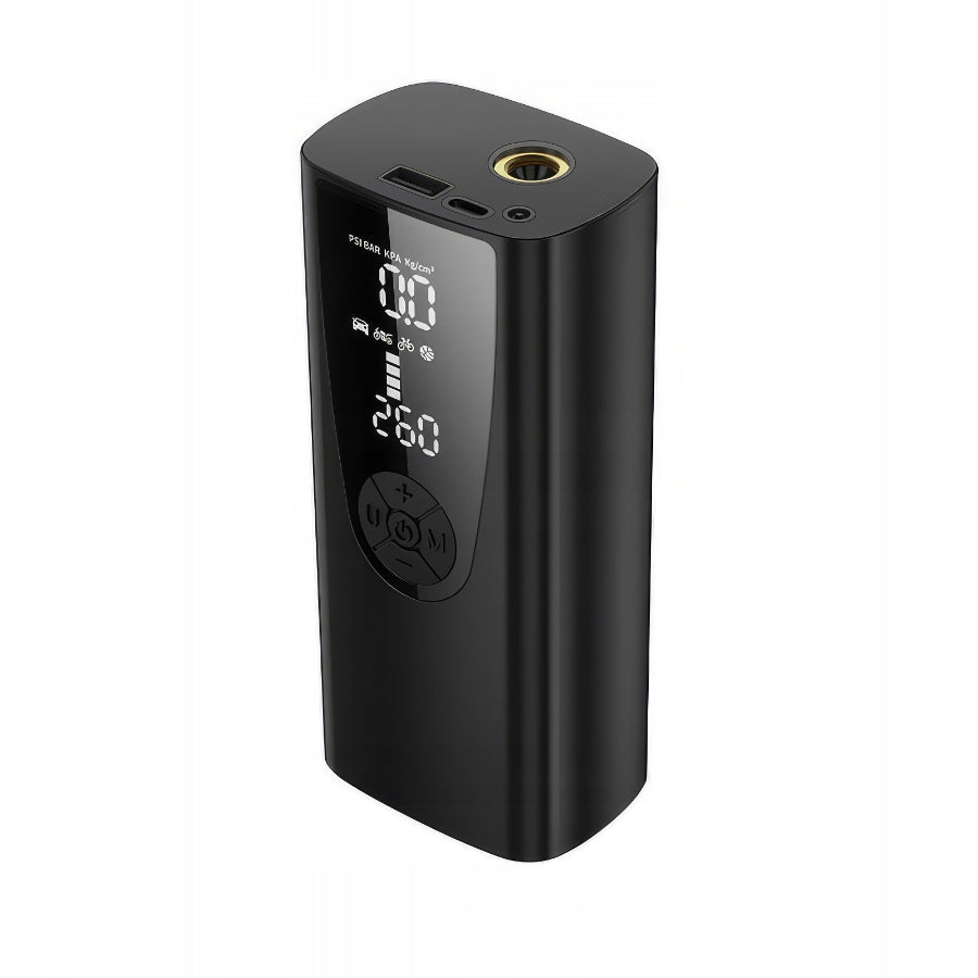 Electric Bicycle Pump Car Compressor Powarbank Flashlight USB-C Packaging status original