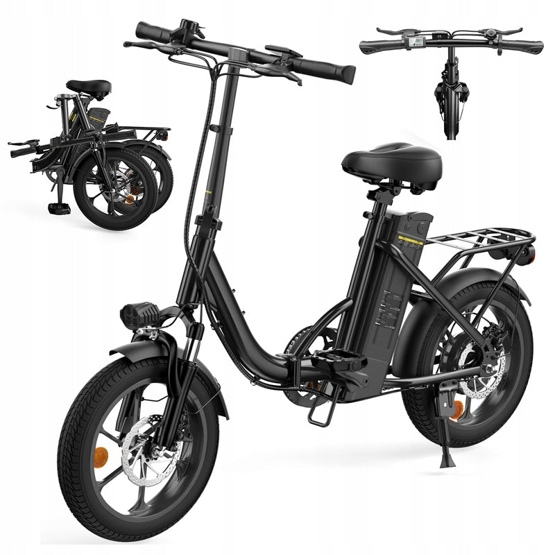 Electric Bike 16" Foldable city Commuting U4 36V10.4Ah 250W 25km/h E-Bike