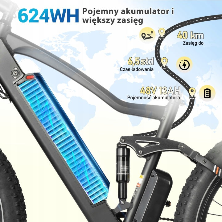 Electric Bike E-BIKE MAXTRON MX1 Male/Women 48V 25km/h 13Ah Wheels Model MAXTRON MX1 689928115128