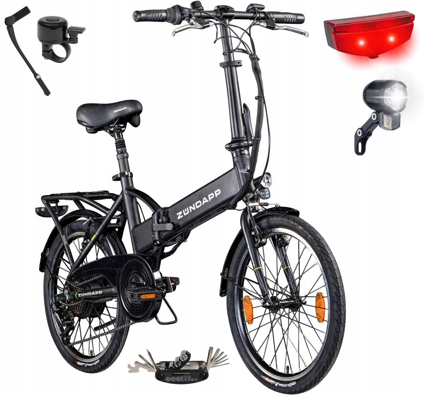 Electric Bike Folding 20 Shimano Assistance 3 Modes Revo Men's Women's
