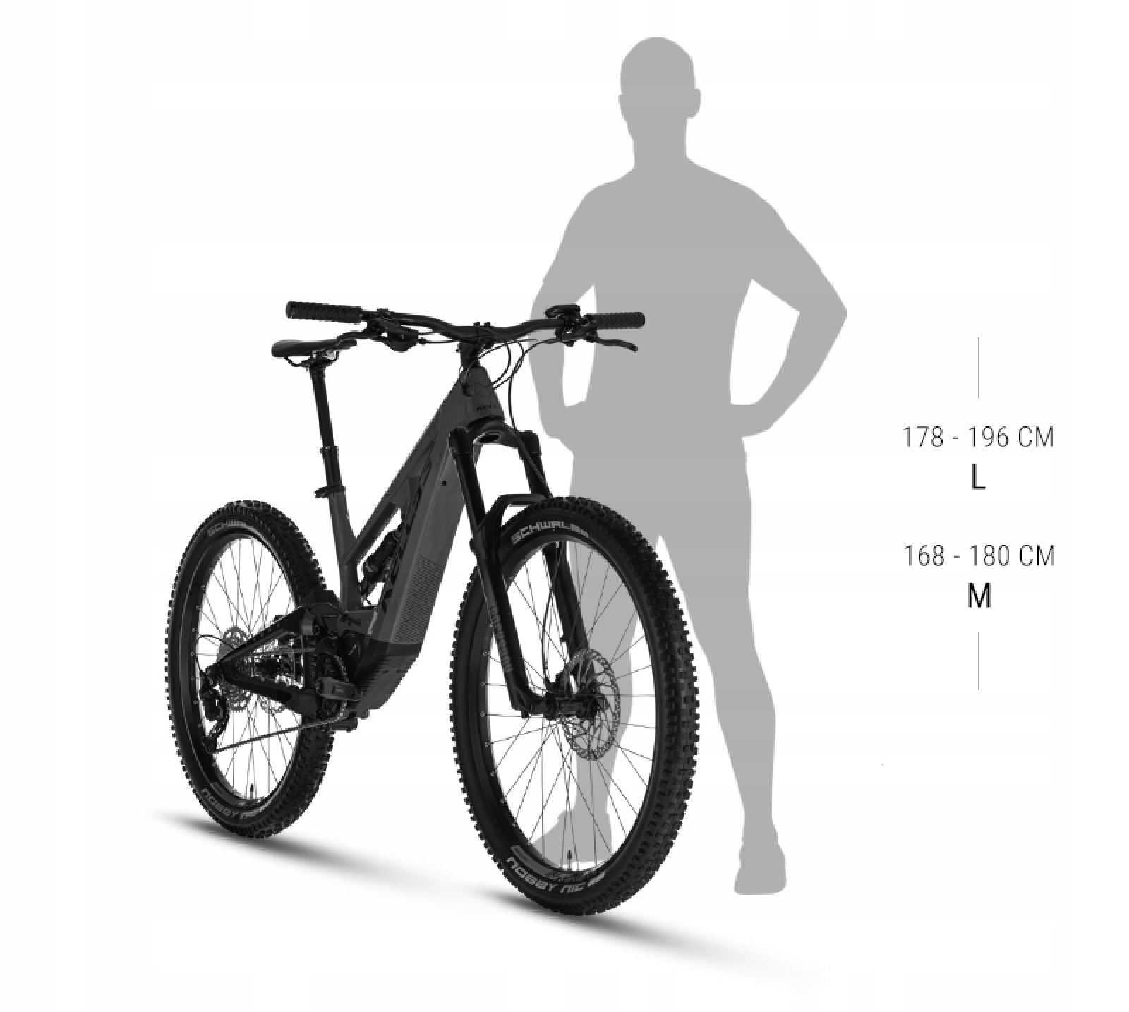 Electric Bike KELLYS THEOS F60 SH ANTHRACITE 29/27.5 725 Wh EP801 R.M Frame size M