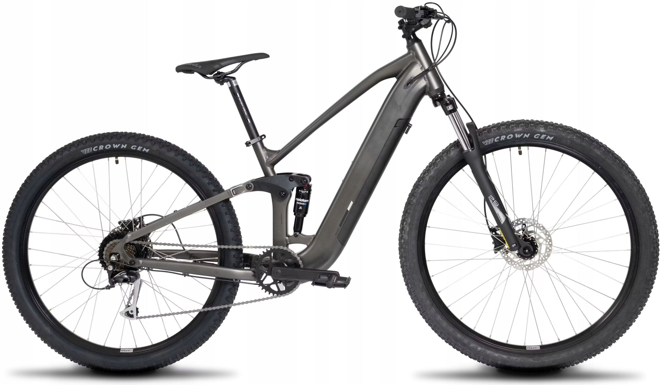 Electric Bike PROECO FS U17 29 inches Graphite Foldability self-assembly, adjustable