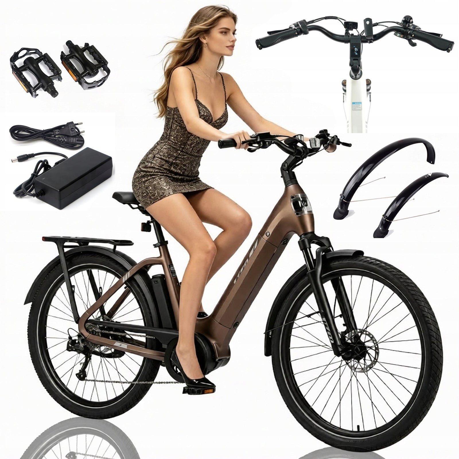 Electric Bike TTGO Z5 250W 18Ah 130HP Mid-Mount Motor 27.5"*2.4 MTB