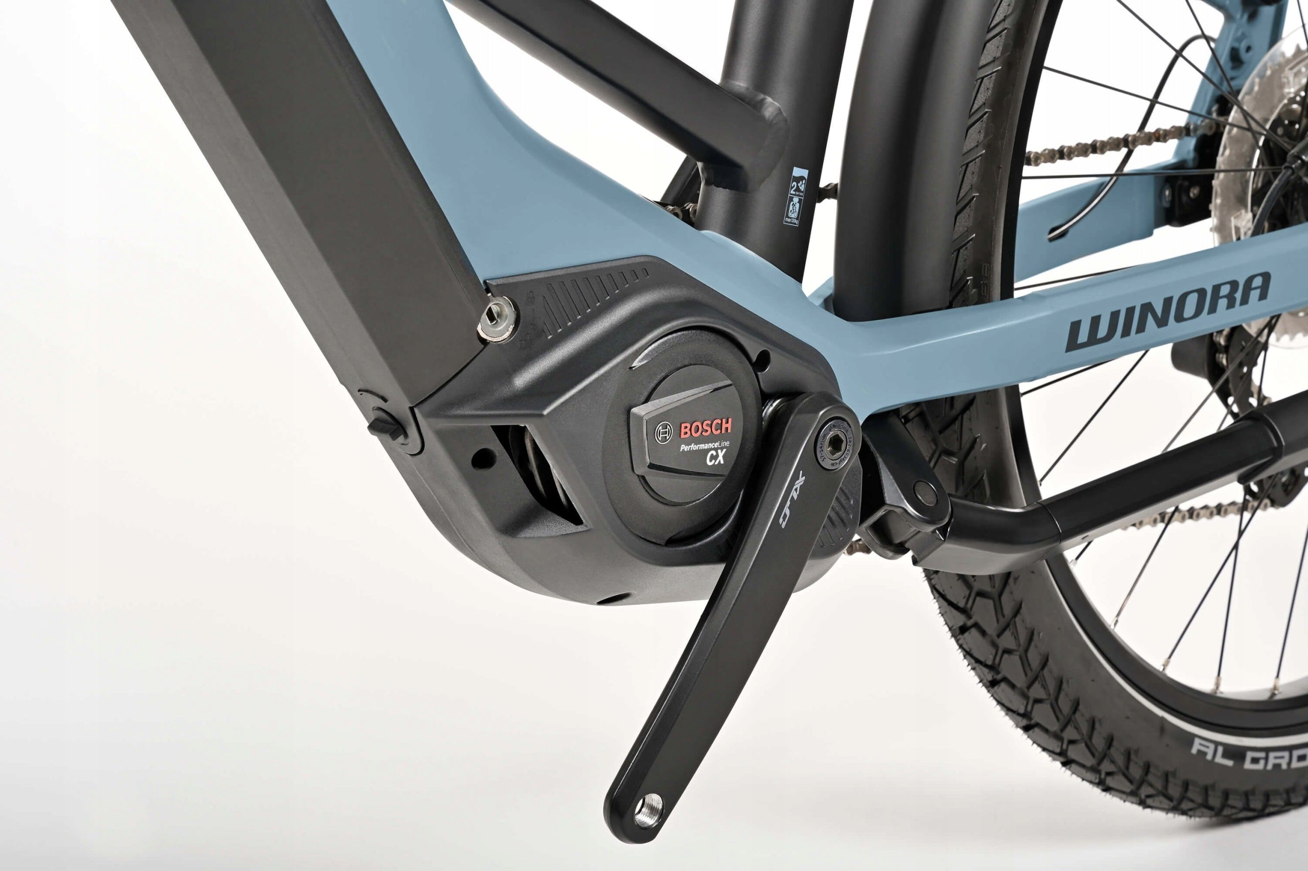 Electric Bike Winora YAKUN X10 LOW i750Wh 10G Bosch CX R.M (50) Frame size 50 cm