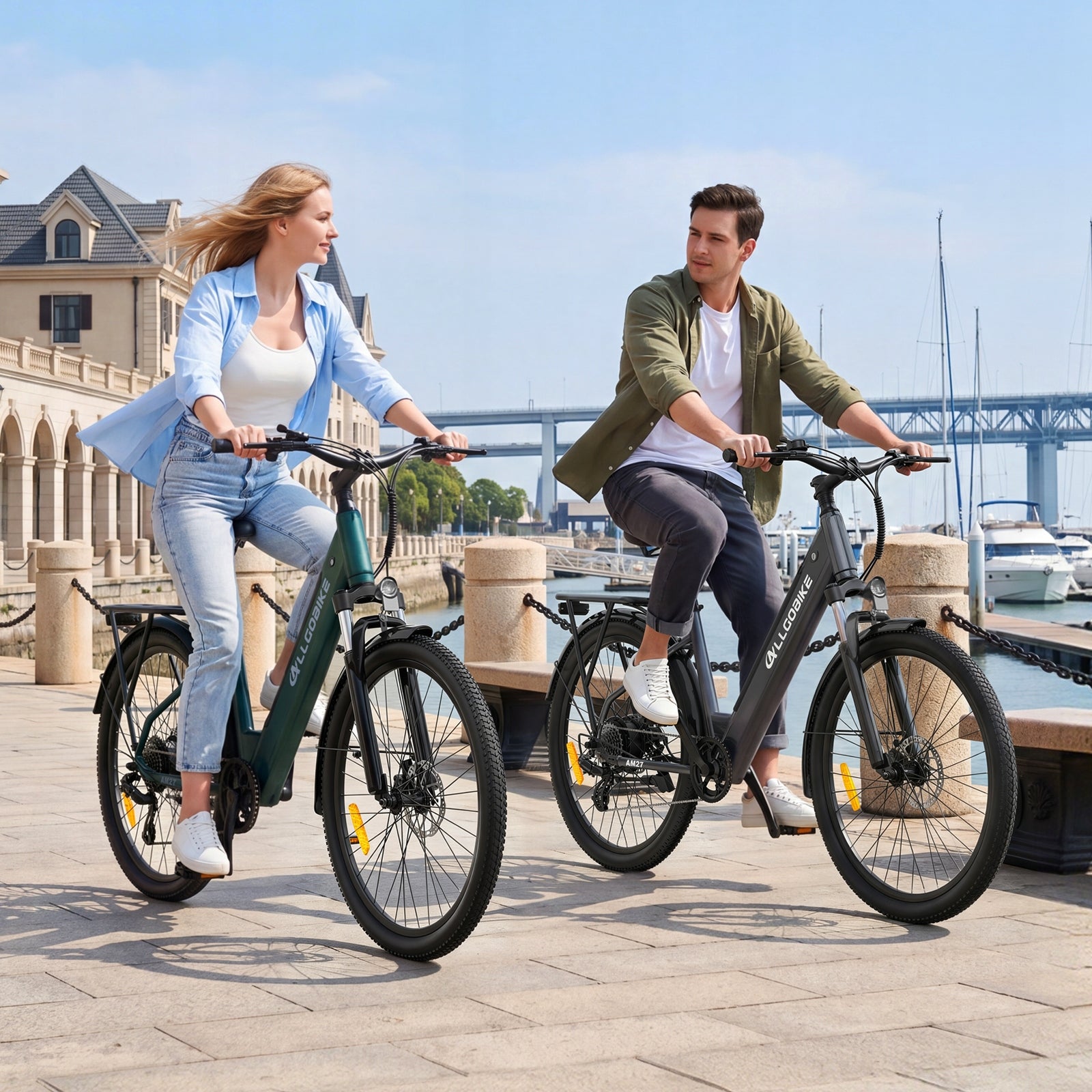 Electric Bike Women's/Men's 250W 25KM/H 36V15AH 100km 27.5" Adults Bicycles Manufacturer code AM27  15AH 100km
