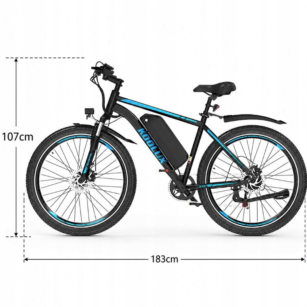 Electric Bikes Men/Women KOOLUX X15 250W 48V 15.6Ah 100HP 26“ Brand KOOLUX