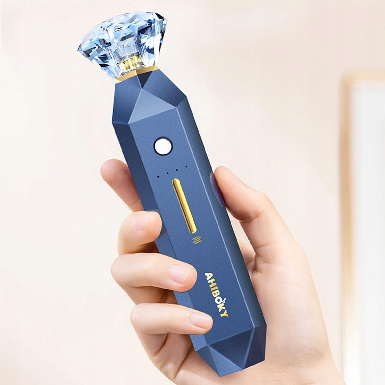 Electric Blackhead Remover Pore Vacuum 3 Suction Heads Extractor for Blue Medical device no
