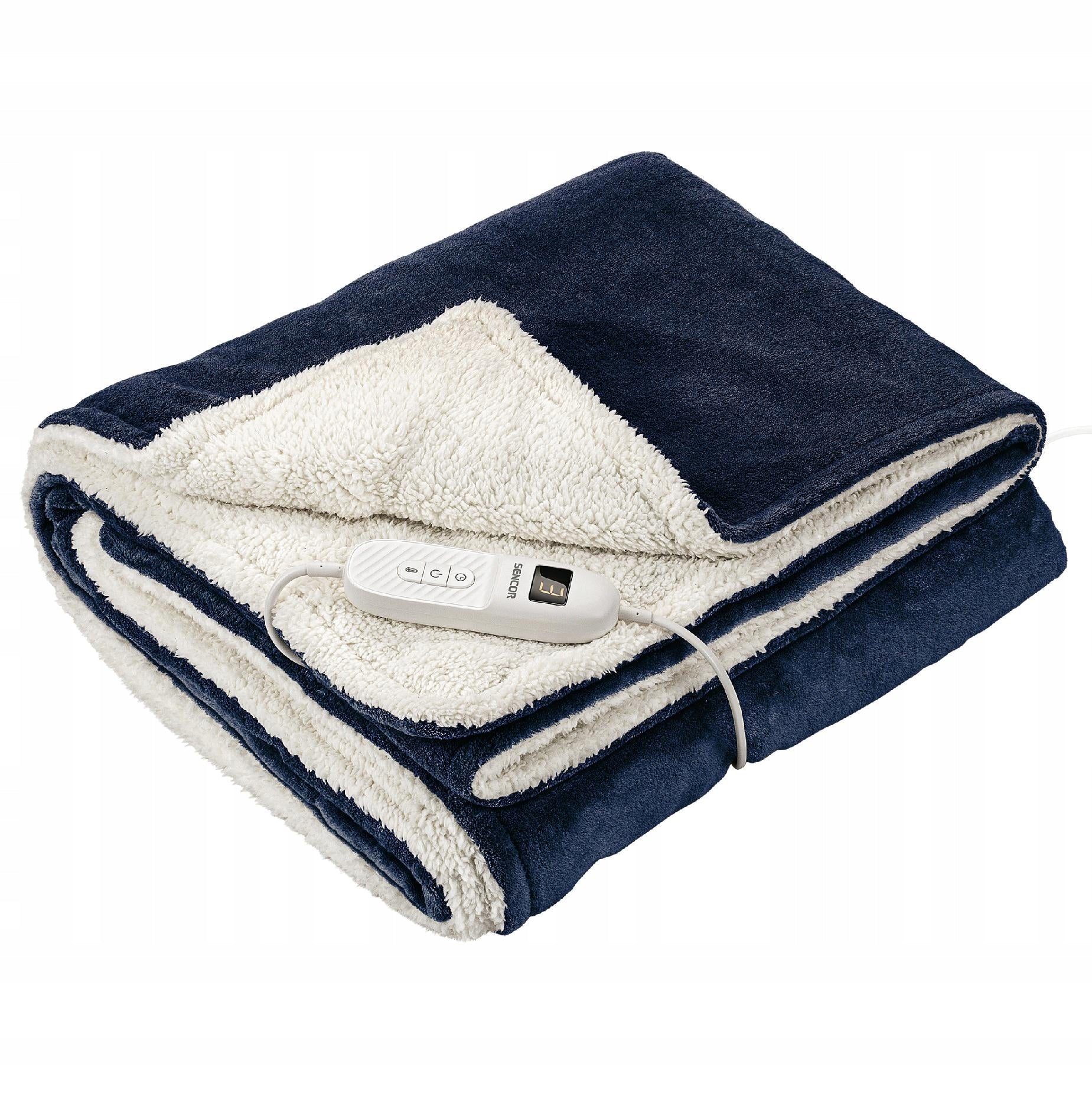Electric Blanket 180x130cm Navy Blue 160W SUB 2001B