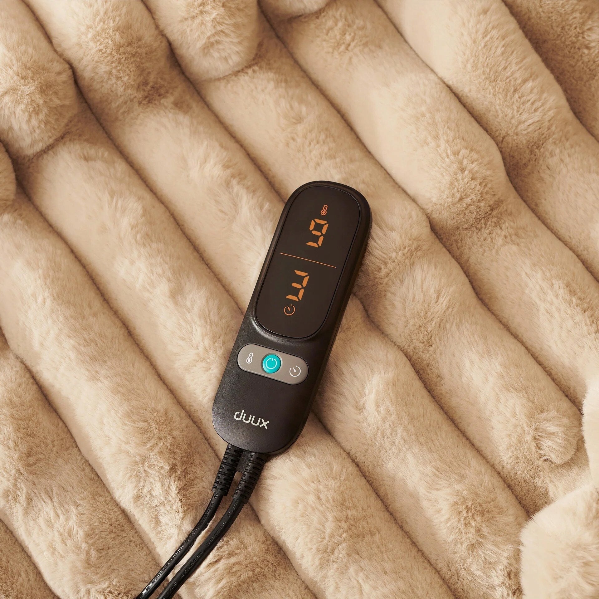 Electric Blanket DUUX Yentl Fur Snooze DXOB01 Beige Brand Duux