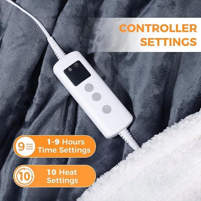 Electric Blanket PROALLER OB20U-001 Heating Mat 160x130cm 150W Flis Sherpa Medical device no