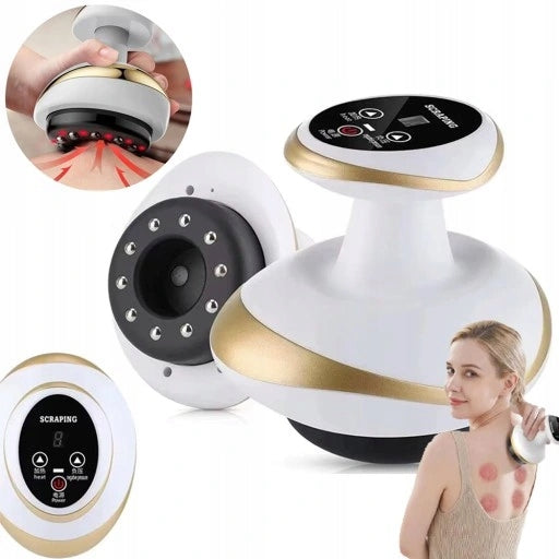 Electric Body Vacuum Massager Guasha Bubble Heating Medical device no