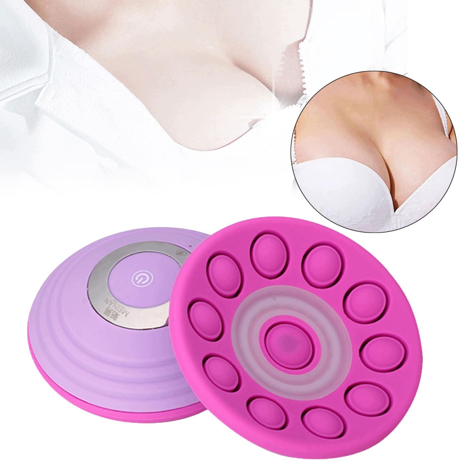 Electric Breast Massage Device Remote Control Lift and Firm Breasts Purple