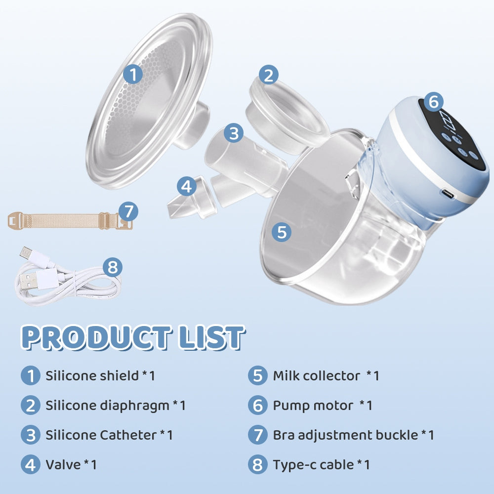 Electric Breast Pump, 48dB, Wireless, Hands-Free With Led Display, 3 Modes EAN (GTIN) 8711474139319