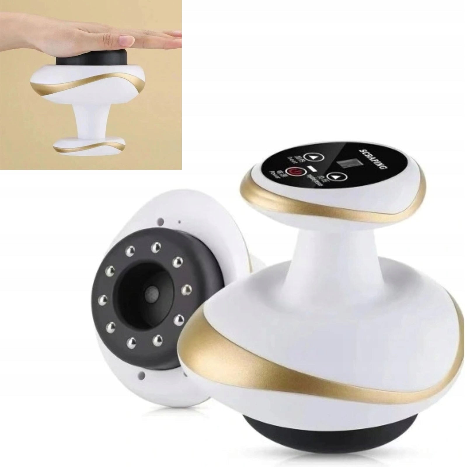 Electric Bubble Chinese Anti-Cellulite Massager Warms Up