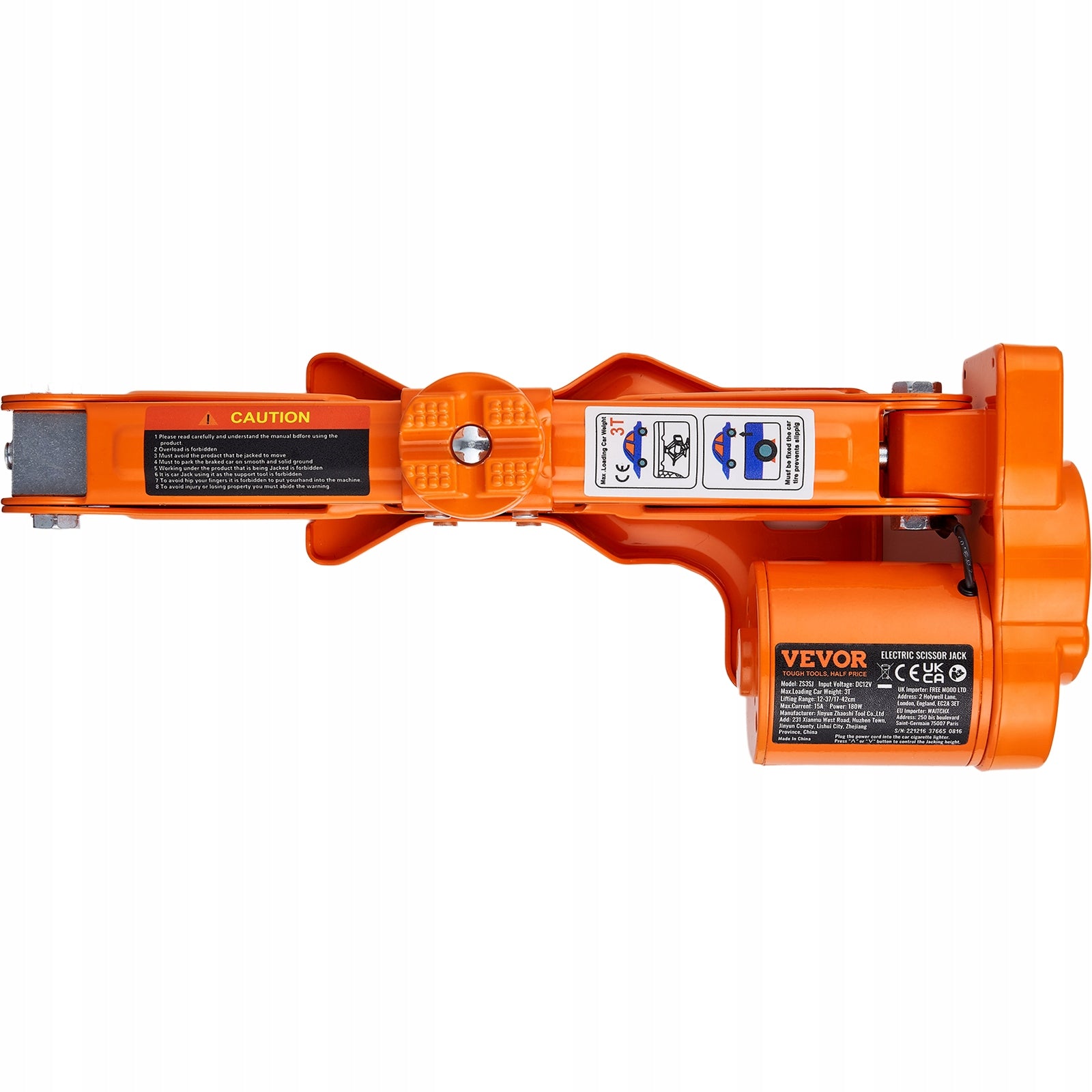 Electric Car Jack Floor Jack 3 Ton Electric Scissor Jack Car Repair Tool Brand no brand