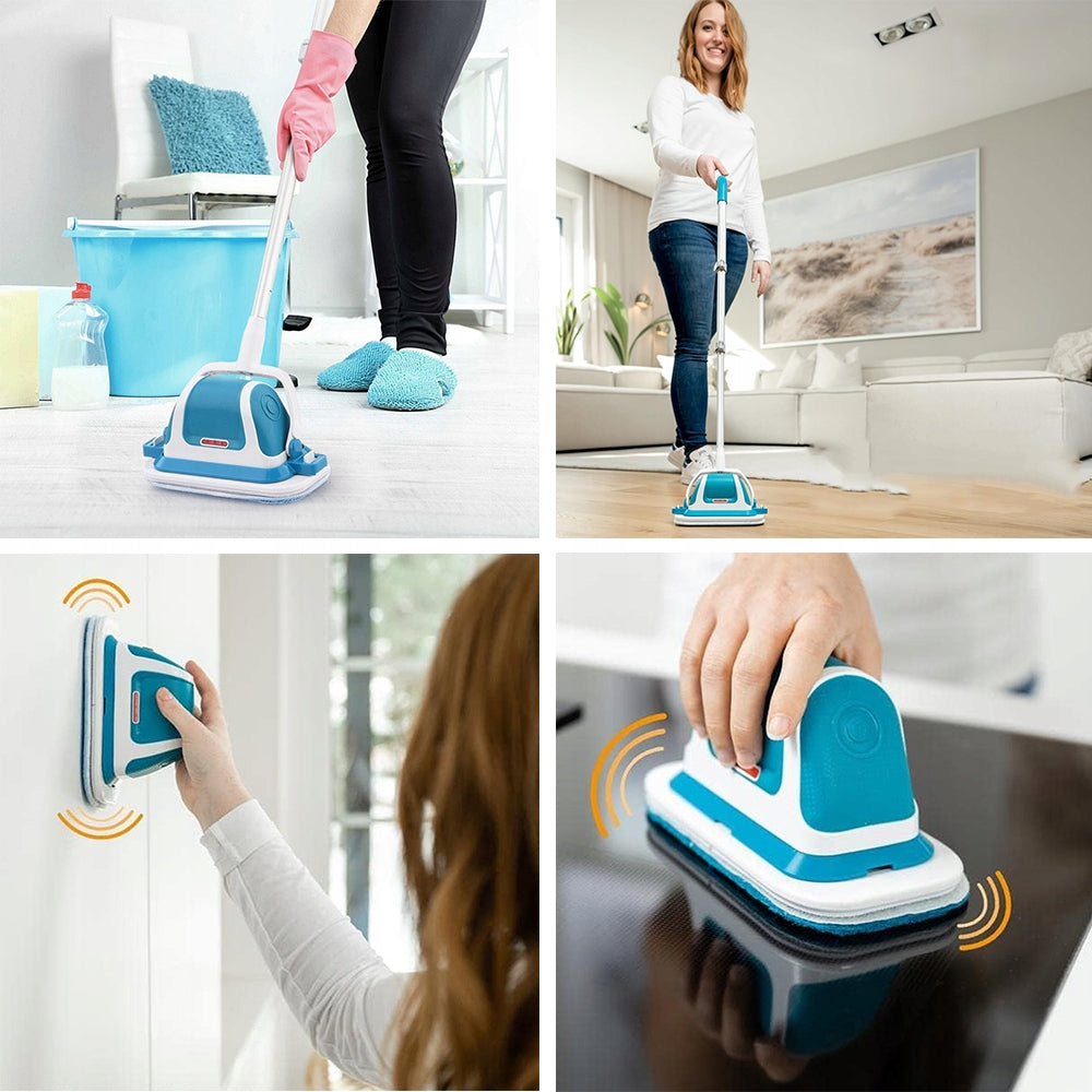 Electric Cleaning Vibration Brush Rotating Base 180° Packaging status original
