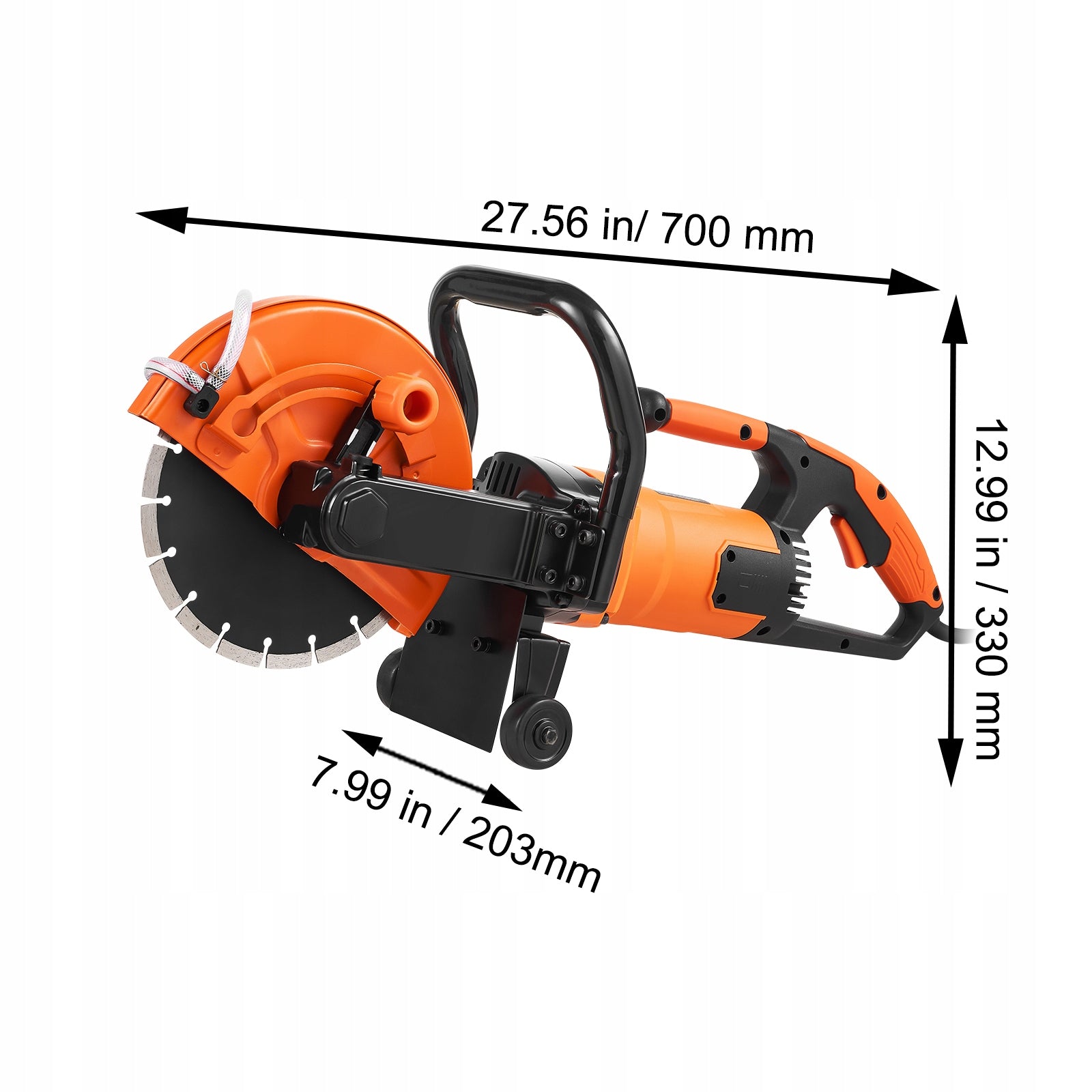 Electric Concrete Rusting Machine With Laser 2000W 89MM With Water Pump Packaging status original