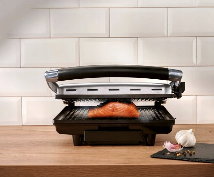 Electric Contact Grill Panini Toaster 2000 W SilverCrest SPM 2000 Brand SilverCrest