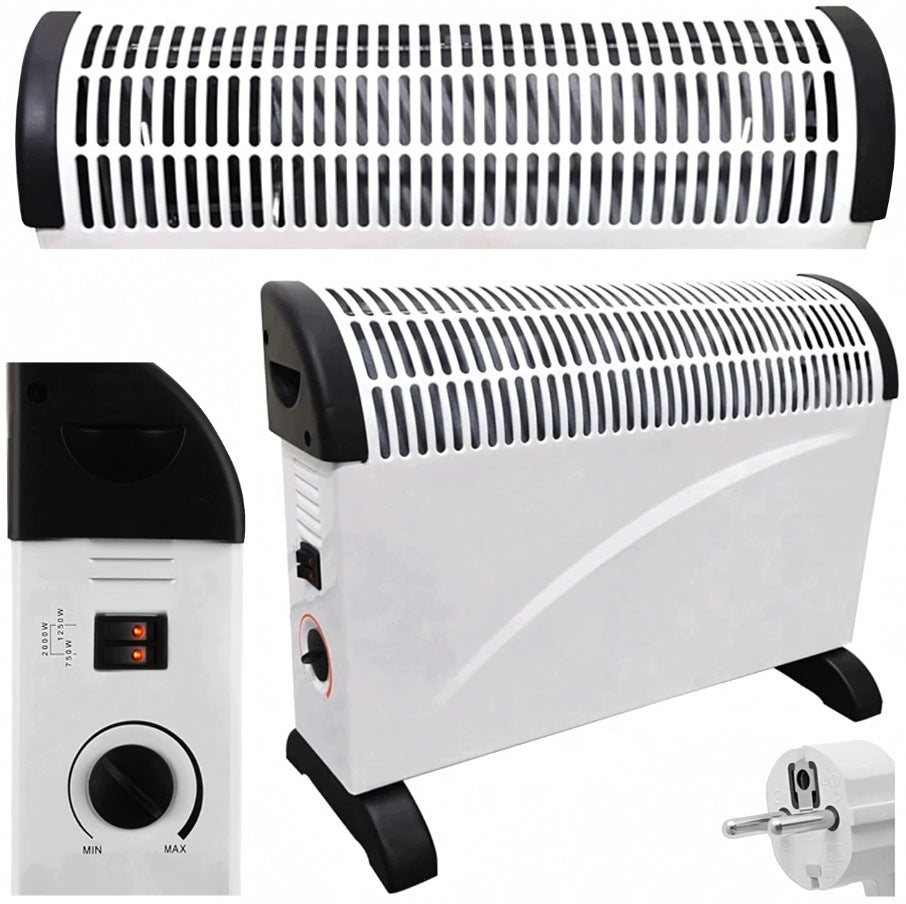 Electric Convector Heater 2000W Farelka Energy Saving Thermostat