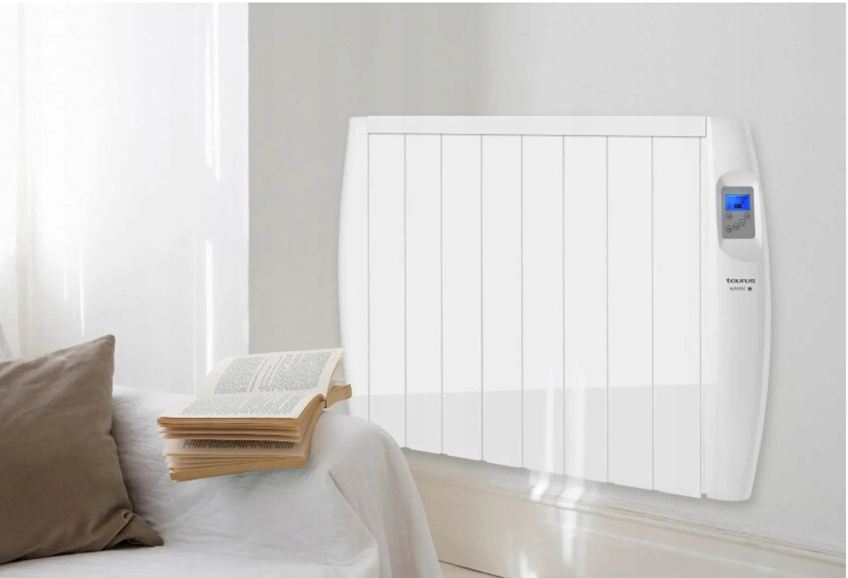 Electric Convector Heater Calorifer TAURUS 1500 W wall THERMOSTAT Manufacturer code 8414234350510