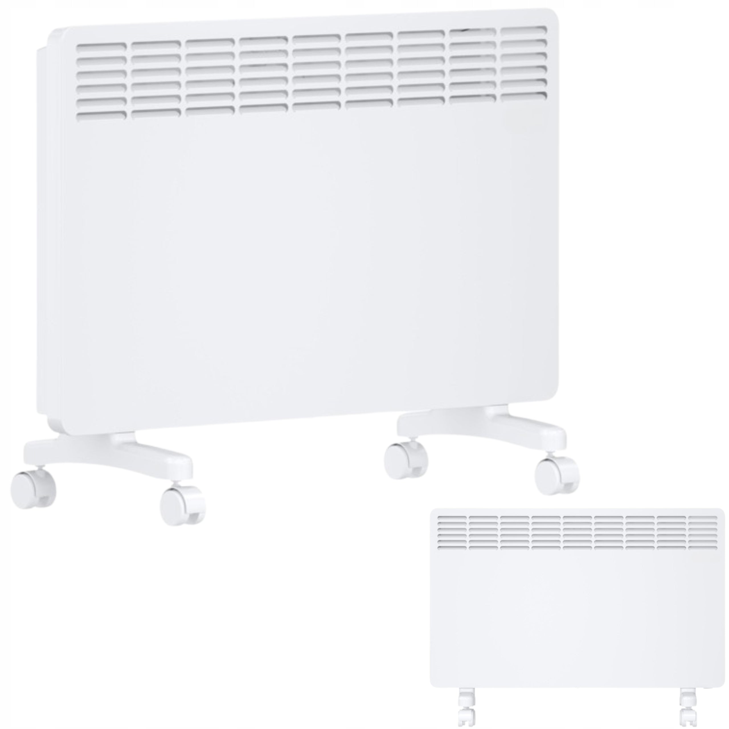 Electric Convector Heater + Feet White 2000W Standing Convector