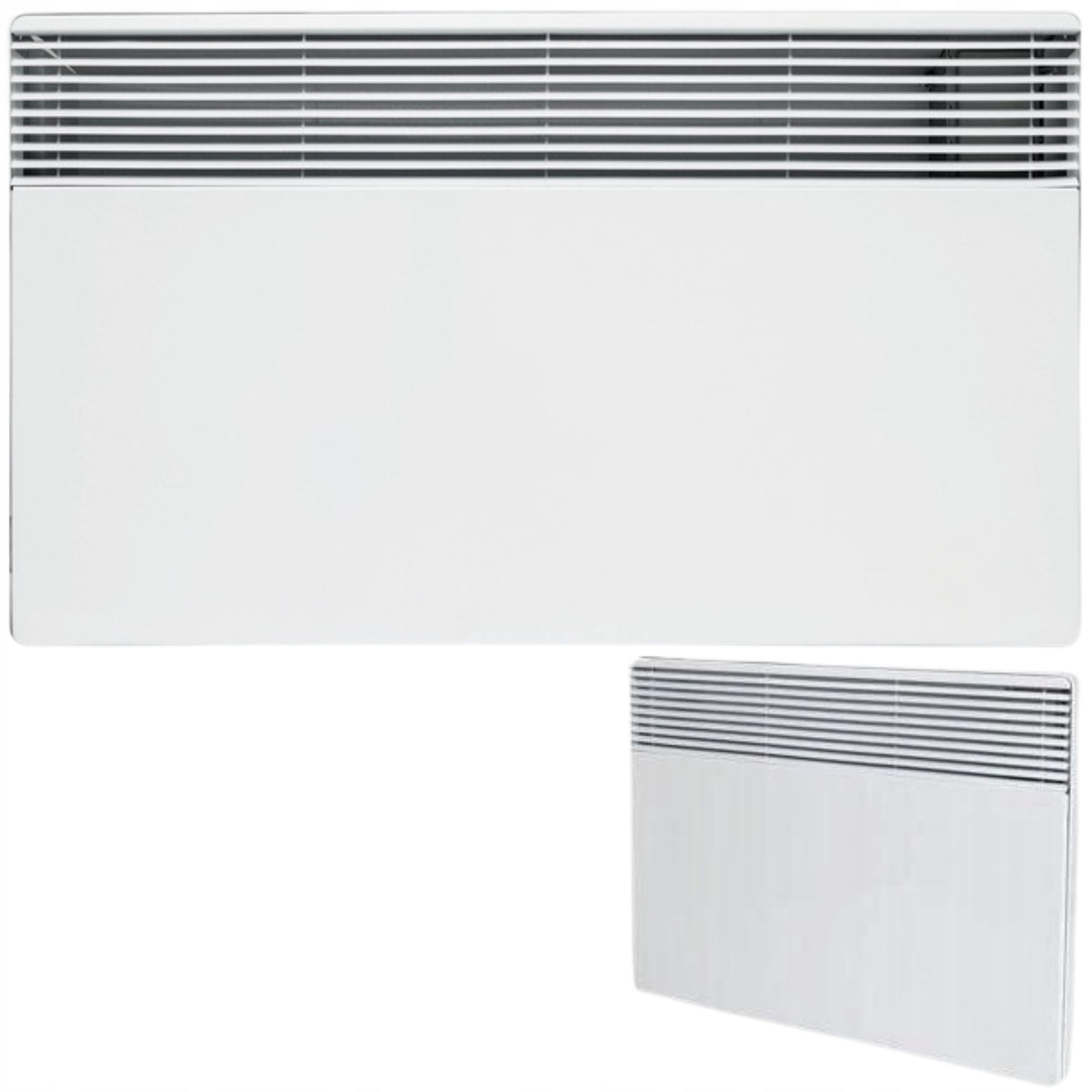 Electric Convector Heater Portable Wall Heating 1500W White