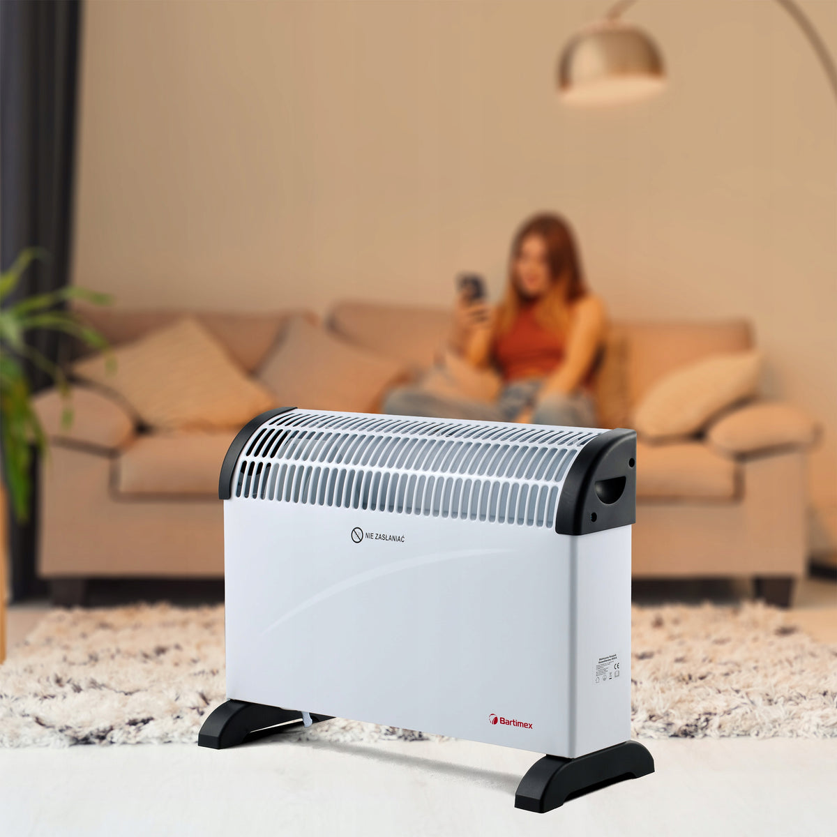 Electric Convector Heater XL 2000W Vent Thermostat Manufacturer code DL01S