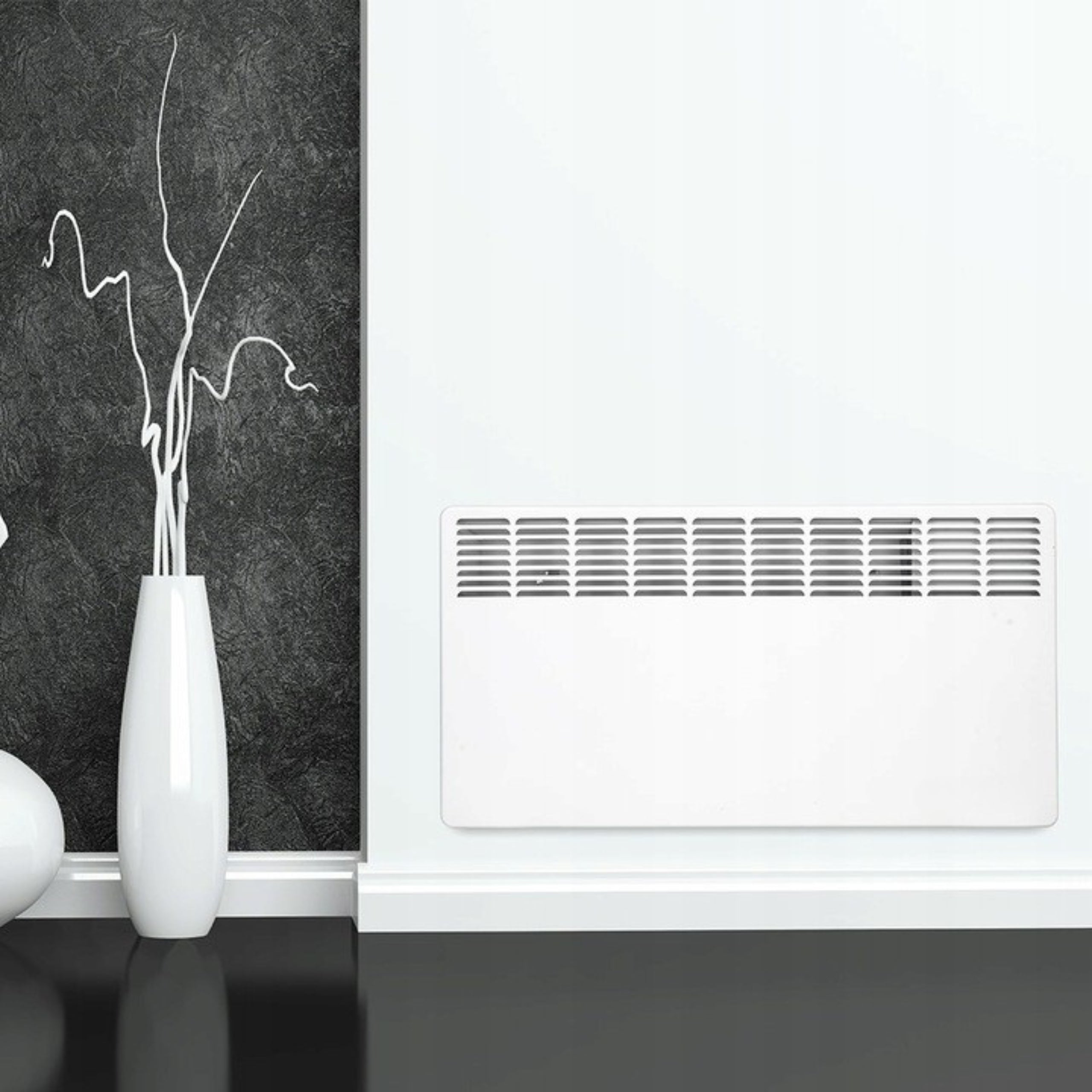 Electric Convector Heater with Touch Thermostat WiFi 1500W White Packaging status original