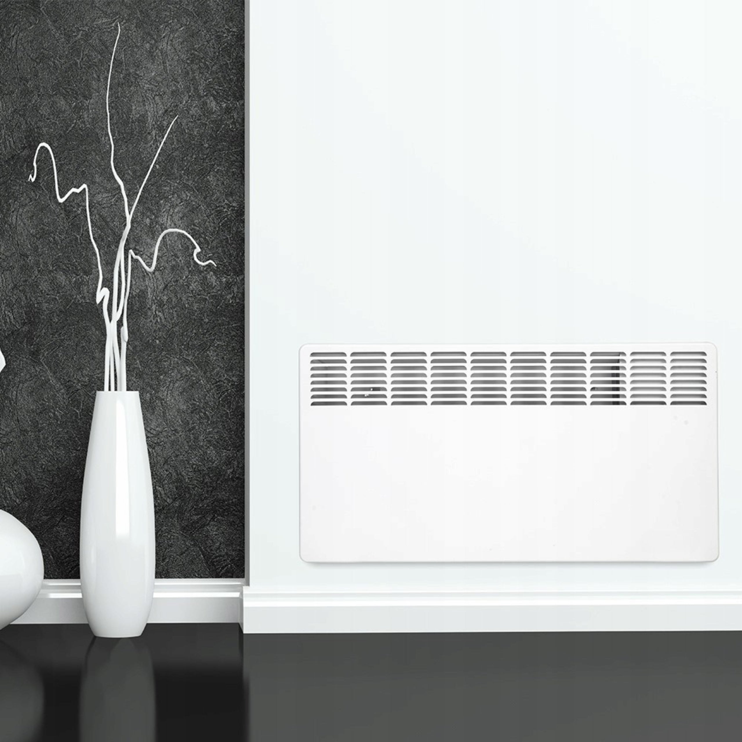 Electric Convector Heater with Touch Thermostat WiFi White 2000W Packaging status original