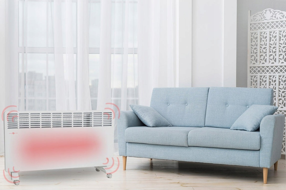 Electric Convector Heater with WiFi Thermostat White 1000W Touch Brand no brand