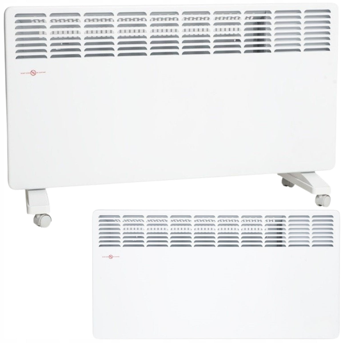 Electric Convector Heater with WiFi Thermostat White 1000W Touch