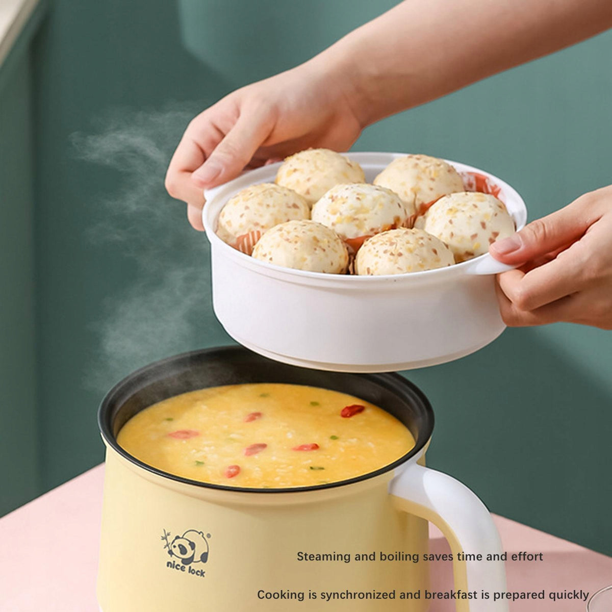Electric Cooking Pot Multifunctional 2 Gear Electric Rice without steamer Brand no brand