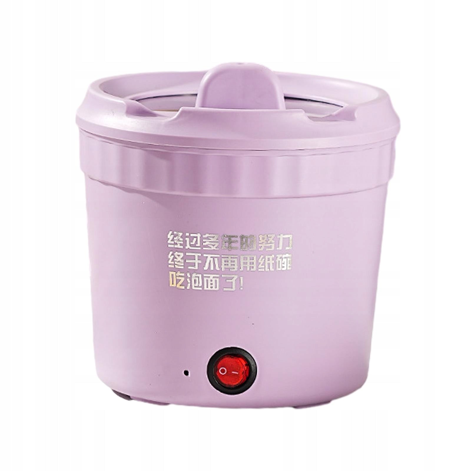 Electric Cooking Pot Nonstick Multifunctional Double Violet 1.2L Upgraded Brand no brand