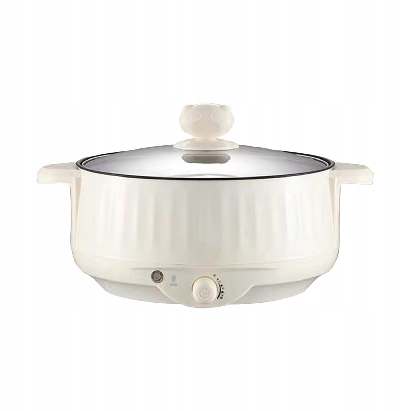 Electric Cooking Pot Nonstick Portable Dominant color multicolor