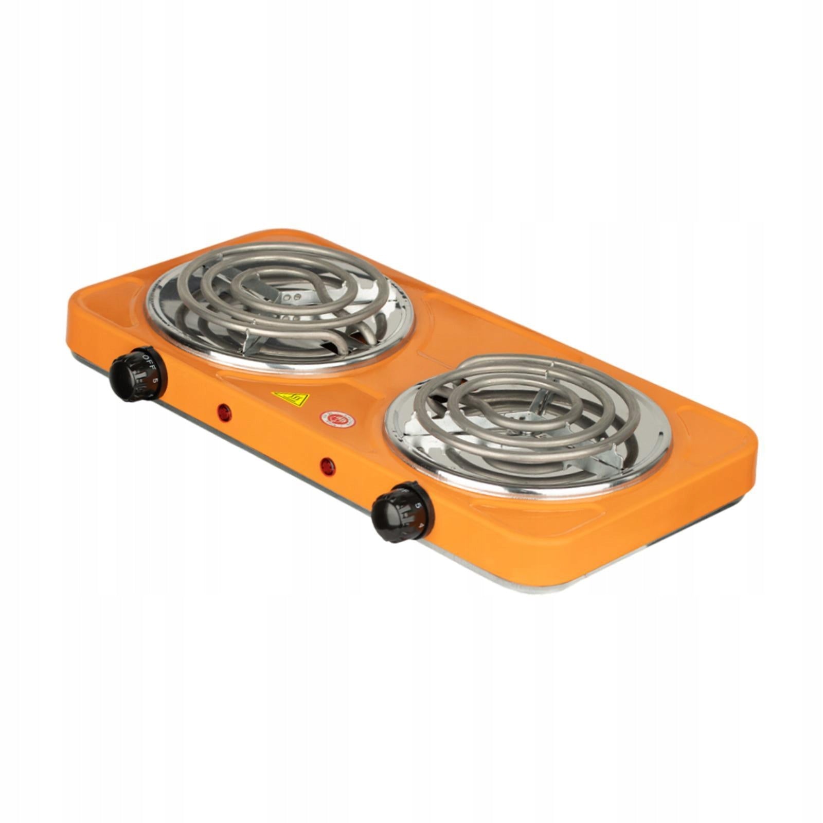Electric Countertop Double Burner Household Convenient with Indicator Brand no brand