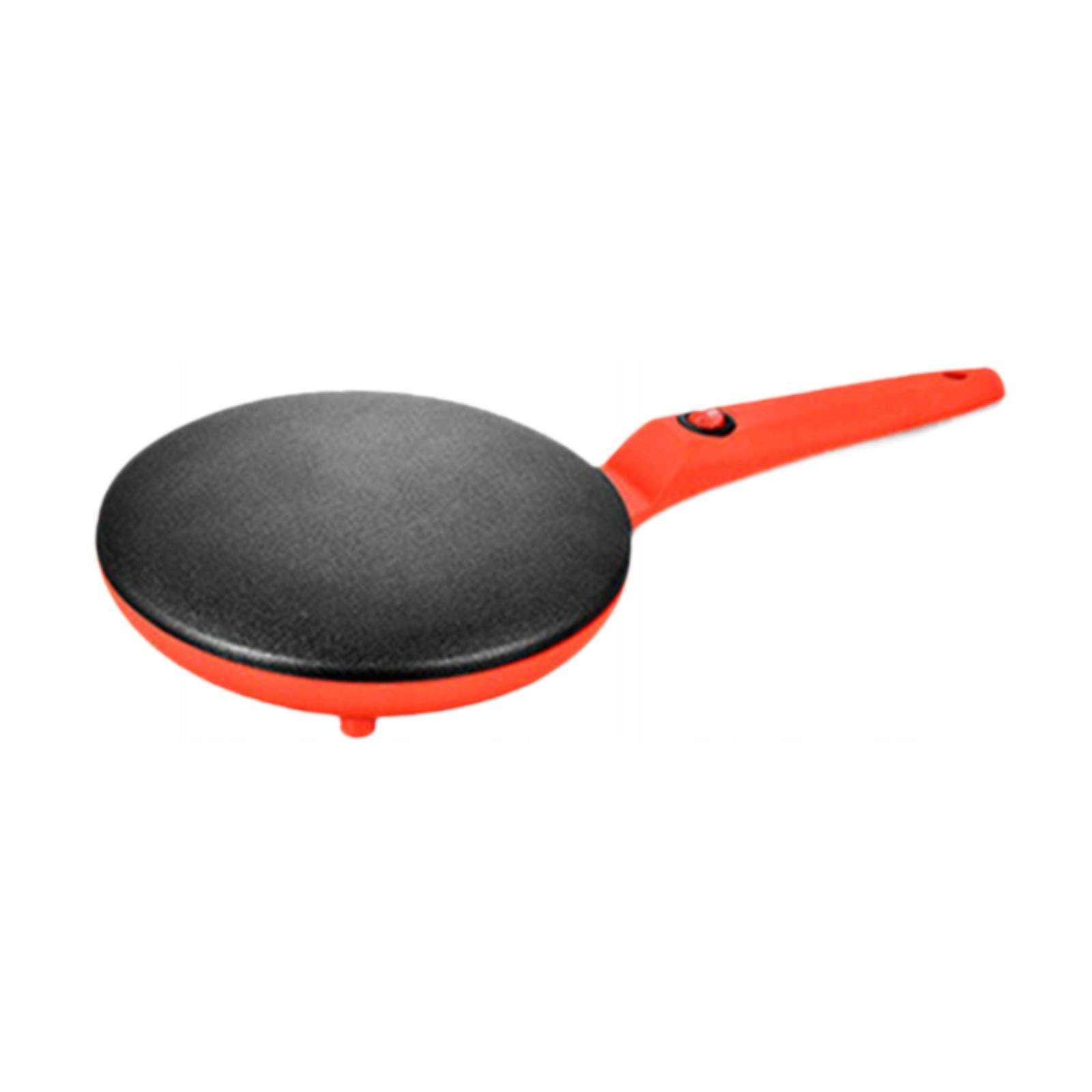 Electric Crepe Machine Portable Household,Nonstick,Compact Breakfast Red