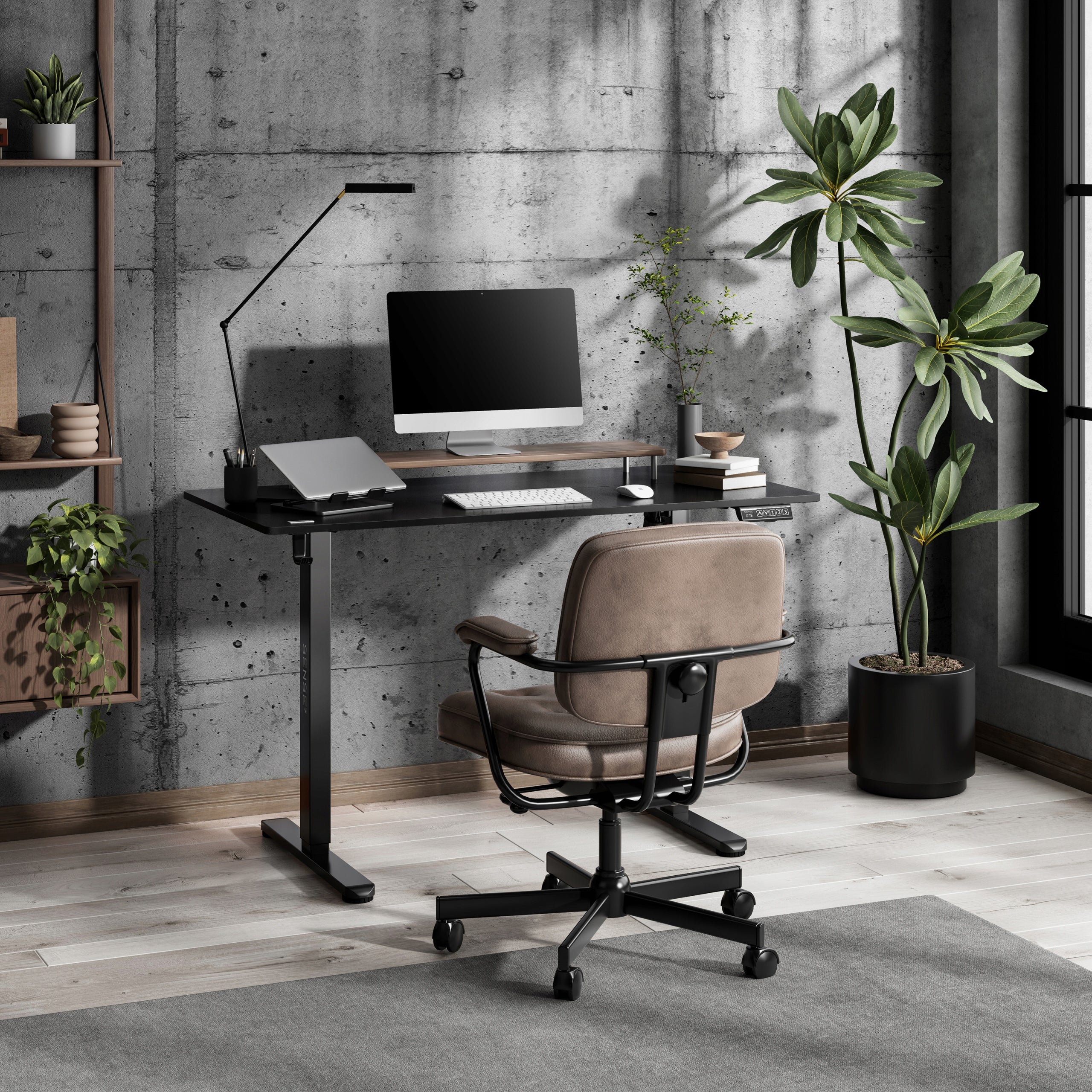 Electric Desk Adjustable 120x60cm Height Adjustment 72-118cm SENSE7 EAN (GTIN) 5902659847911