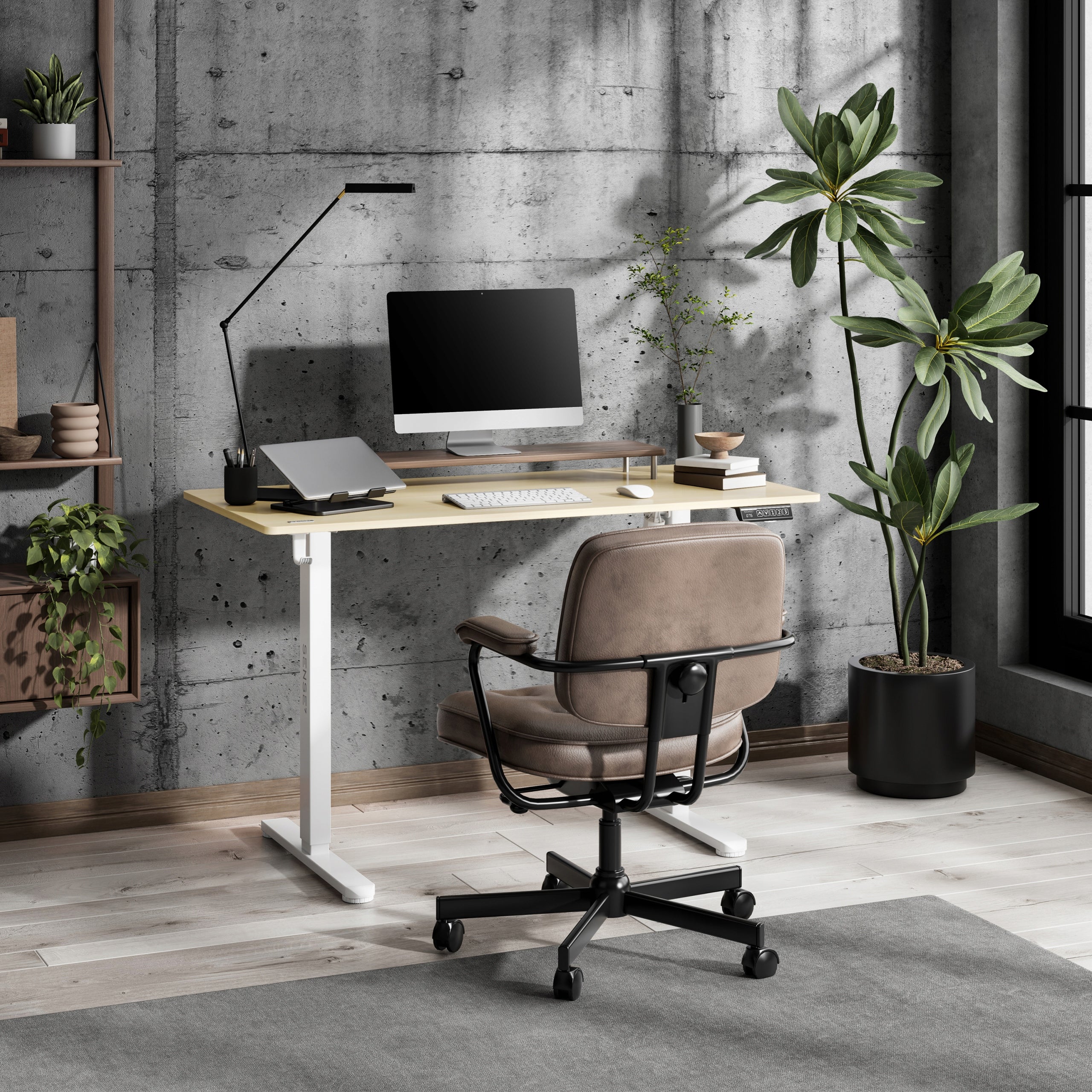 Electric Desk Adjustable 120x60cm Height Adjustment 72-118cm SENSE7 EAN (GTIN) 5902659847935