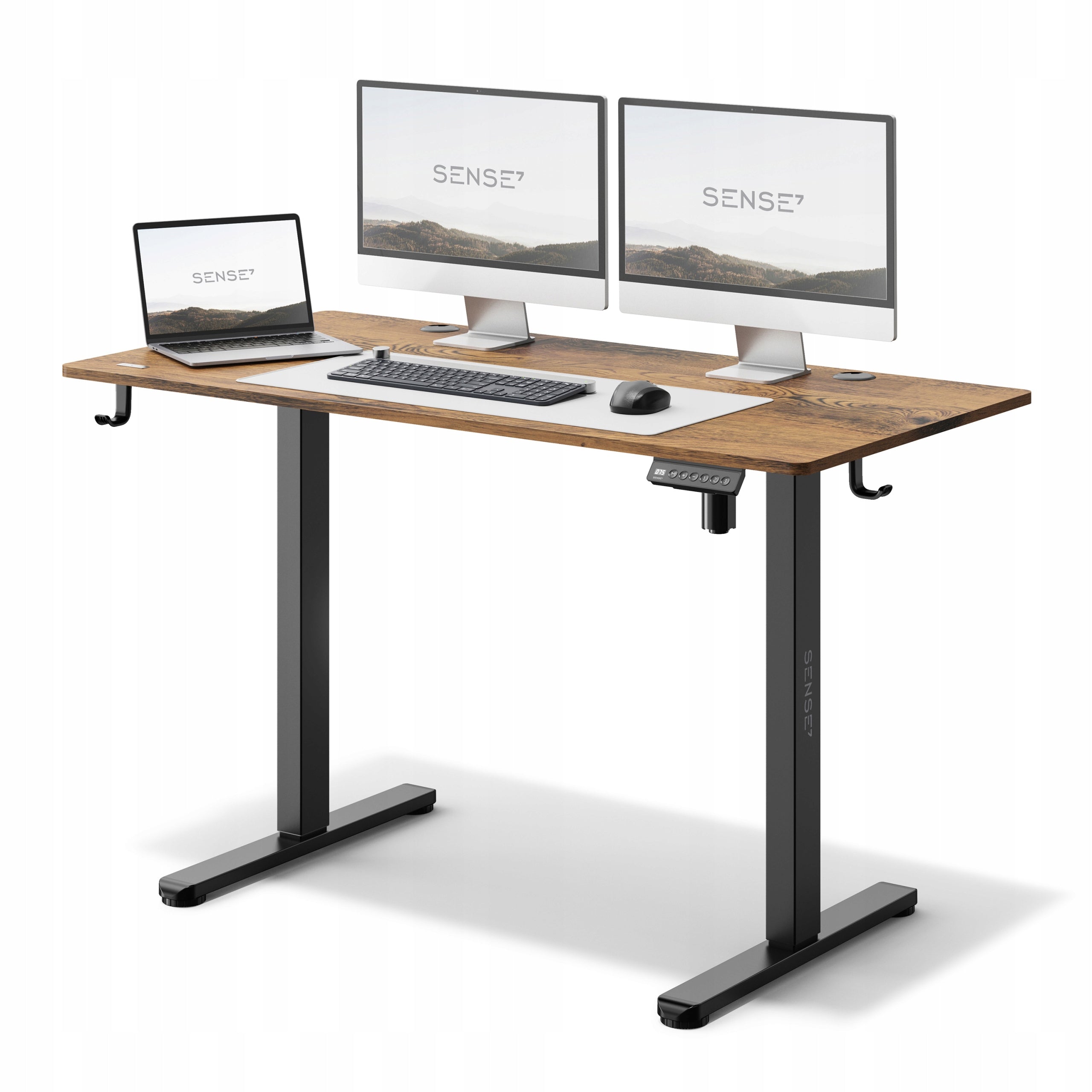 Electric Desk Adjustable 120x60cm Height Adjustment 72-118cm SENSE7