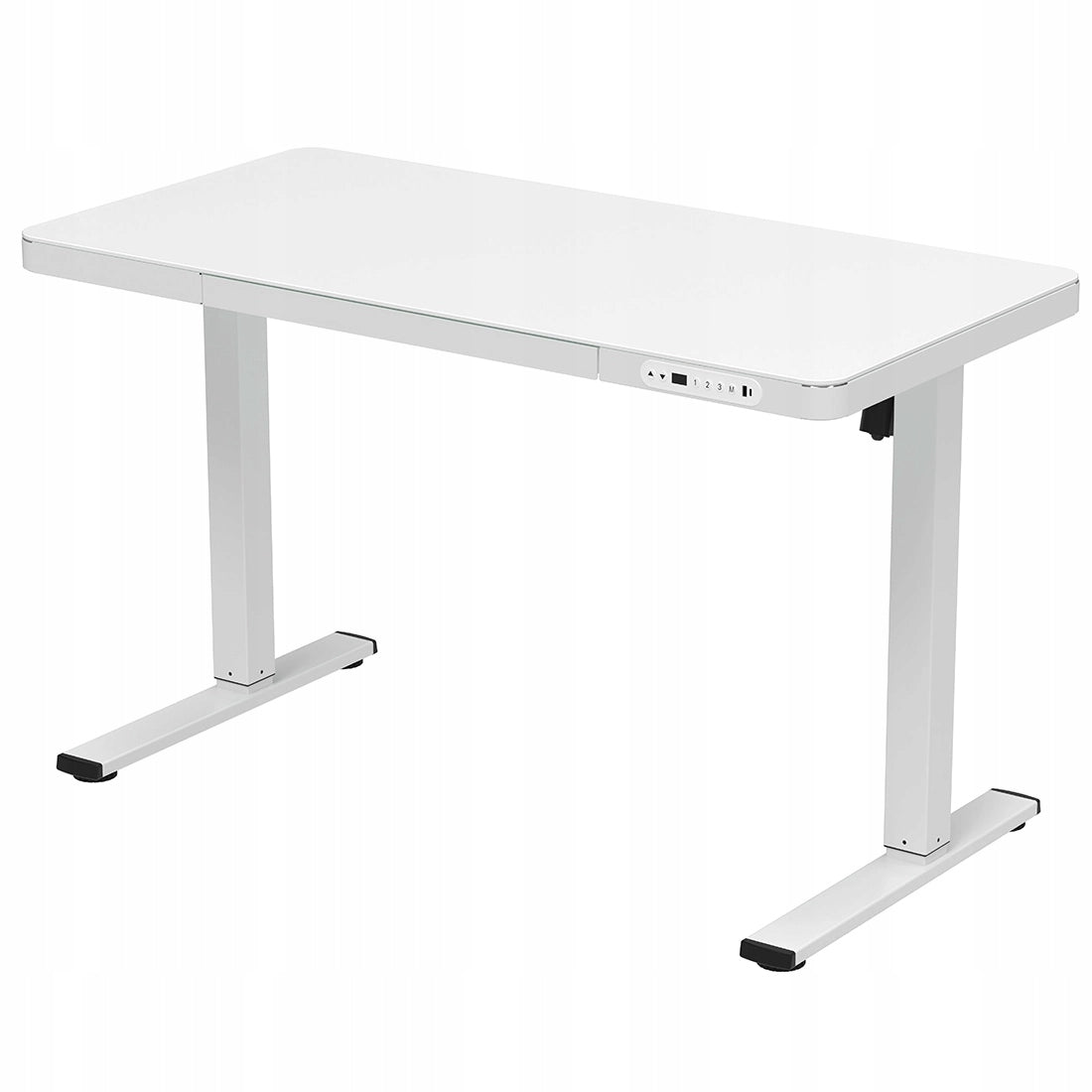 Electric Desk Adjustable 140x60cm Lifting capacity 80kg DRAWER USB-A/C white EAN (GTIN) 5907100094999
