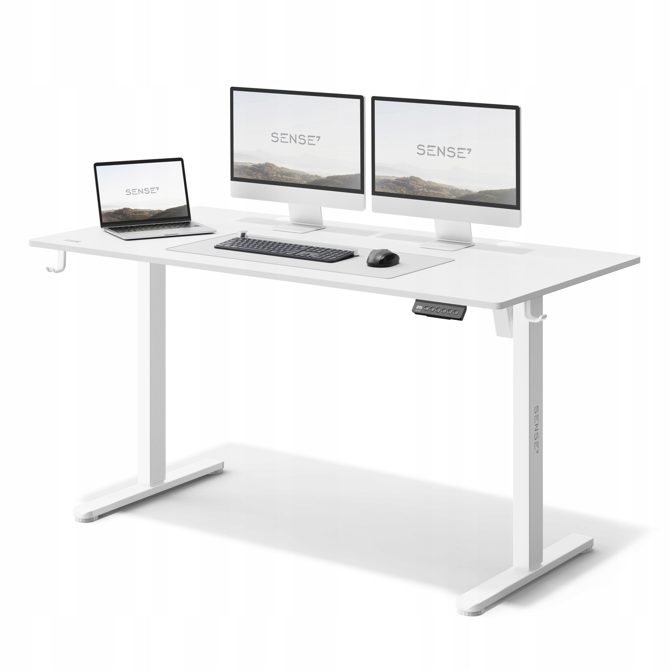 Electric Desk Adjustable 140x70cm Height Adjustment 72-118cm SENSE7