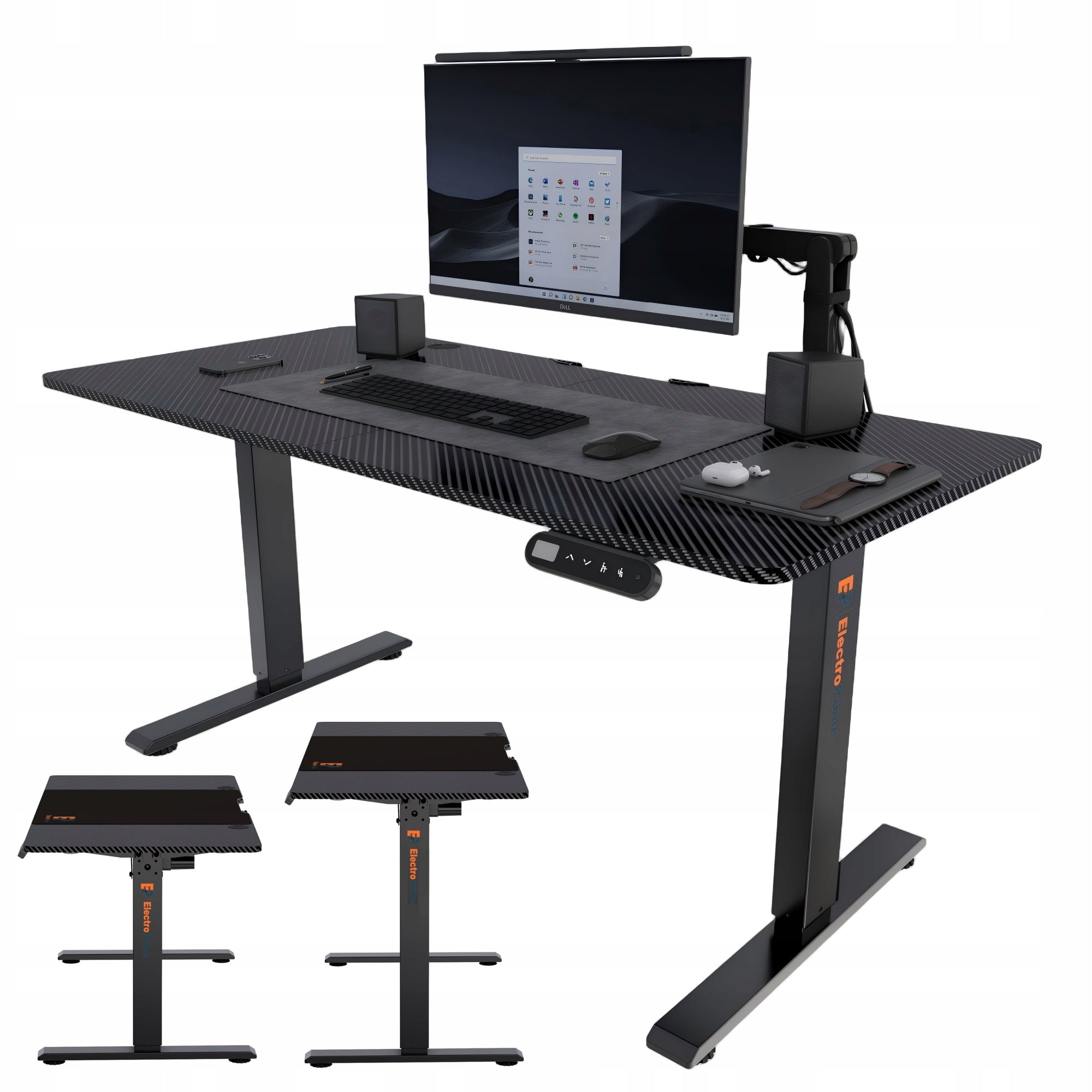 Electric Desk Adjustable Computer 120x60cm Height Adjustment