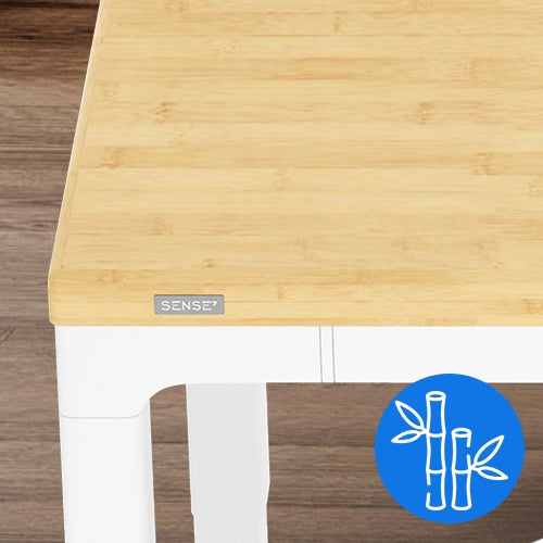Electric Desk Adjustable Sense7 MANMA 160x80 ONE COUNTERTOP - BAMBOO Brand Sense7