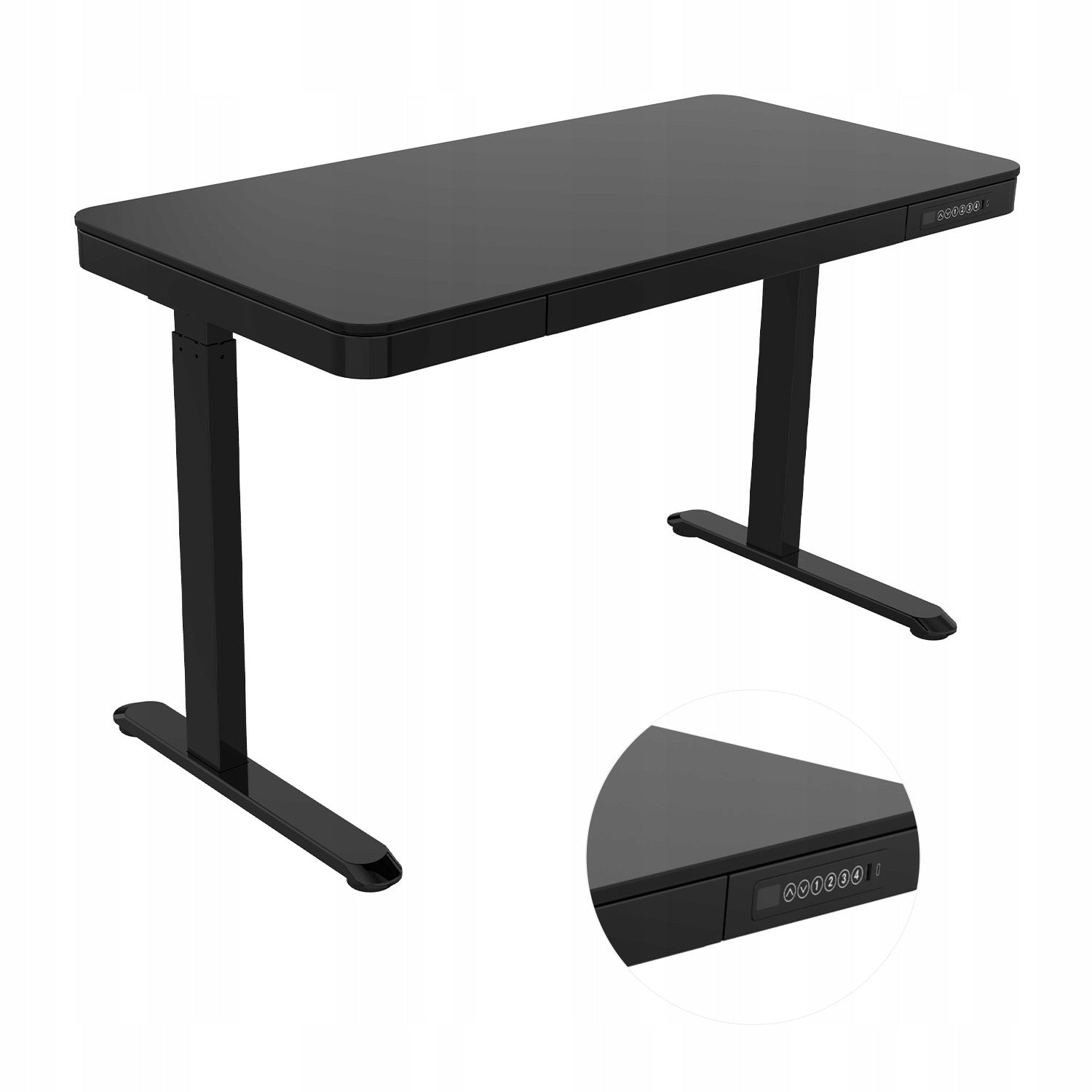 Electric Desk with Adjustable Height Spacetronik Astrid SPE-B127BB