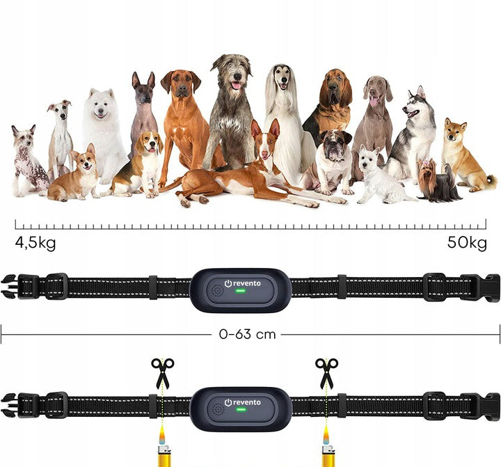 Electric Dog Training Collar with Anti Bark Remote Control for Training Brand Revento