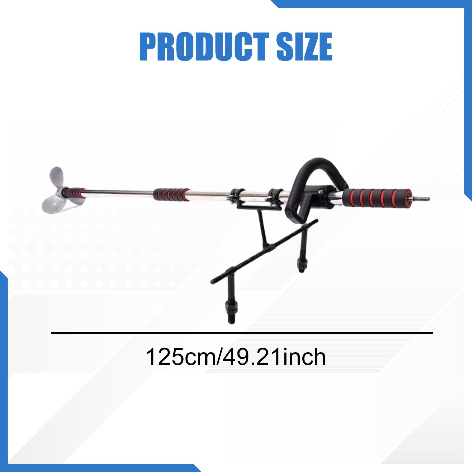 Electric Drill Handheld Propeller Canoe Repair Tool Power Drill 1.2m Length 125 cm
