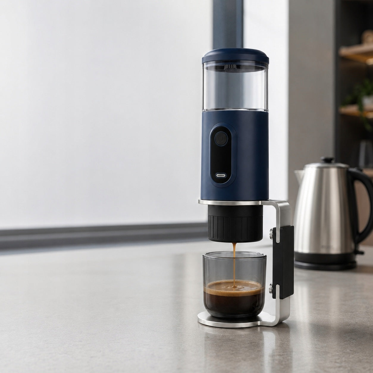 Electric Espresso Maker 19 Bar, Nespresso-Compatible Pods & Ground Coffee Brand no brand