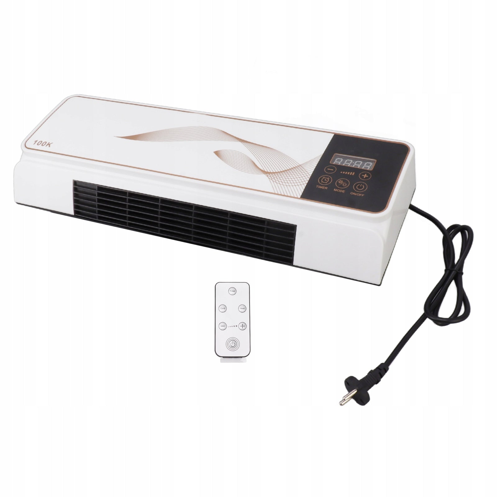 Electric Fan ABS PP Mini Wall Heating With 3R Brand no brand